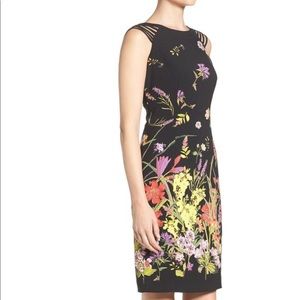 Adrianna papell floral dress size 4